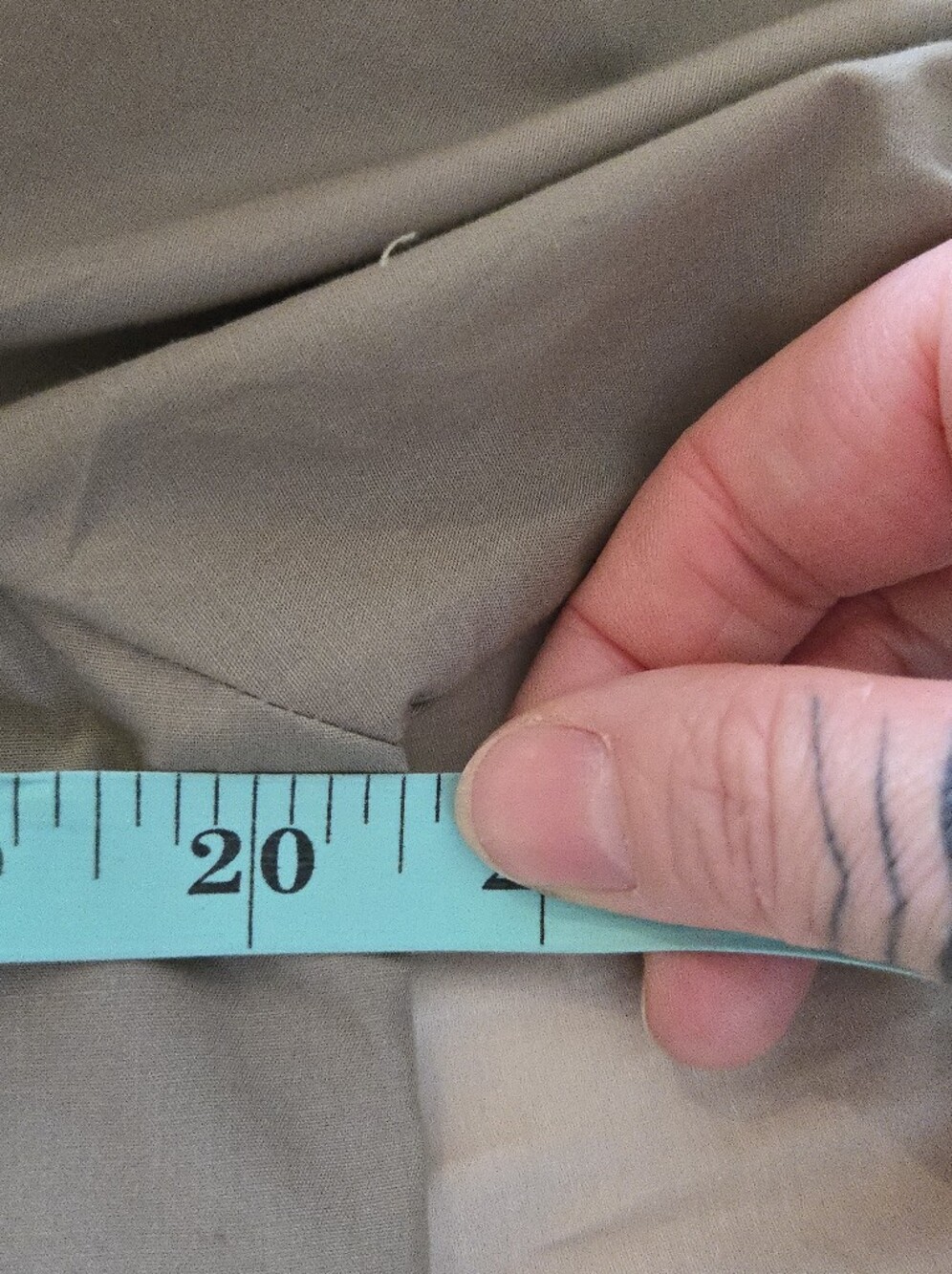 Kaffe - Olive Green Button-Front Midi Shirt Dress - Picture 11 of 12